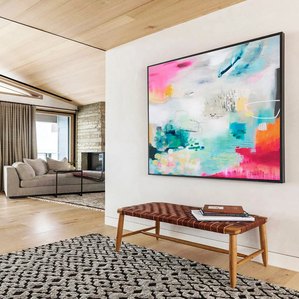 Custom - Designed Mural for Bedroom & Office DKH063