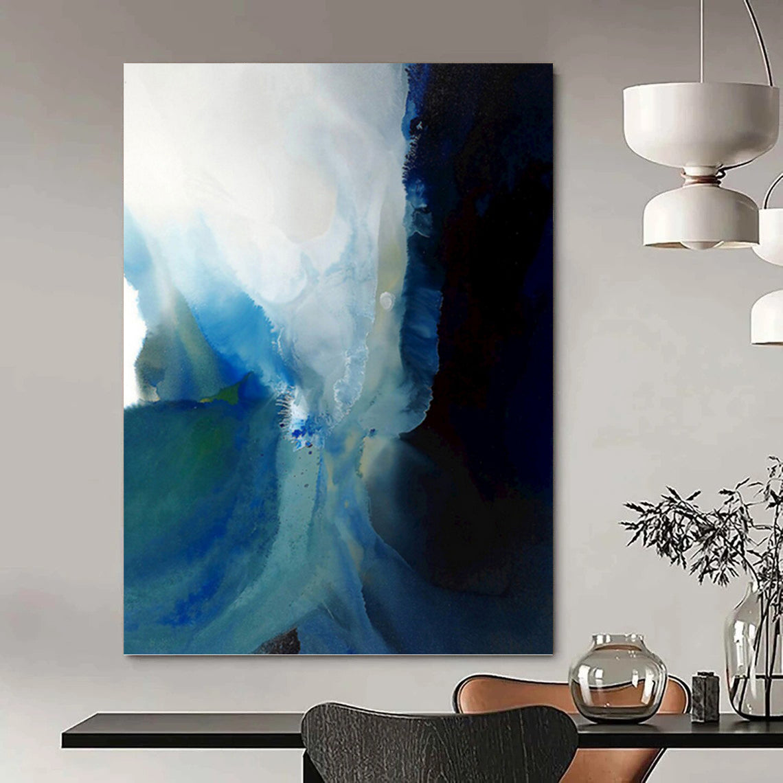 Energetic Textured Abstract Artwork for Living Room & Hotel Suite DKH0941
