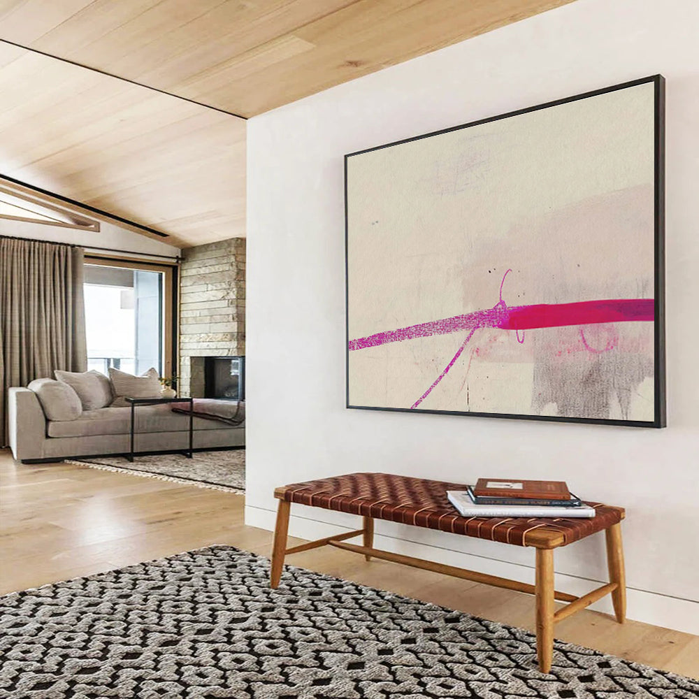 “Mystic Resonances” Giant Abstract Canvas for Bedroom & Entryway DKH279