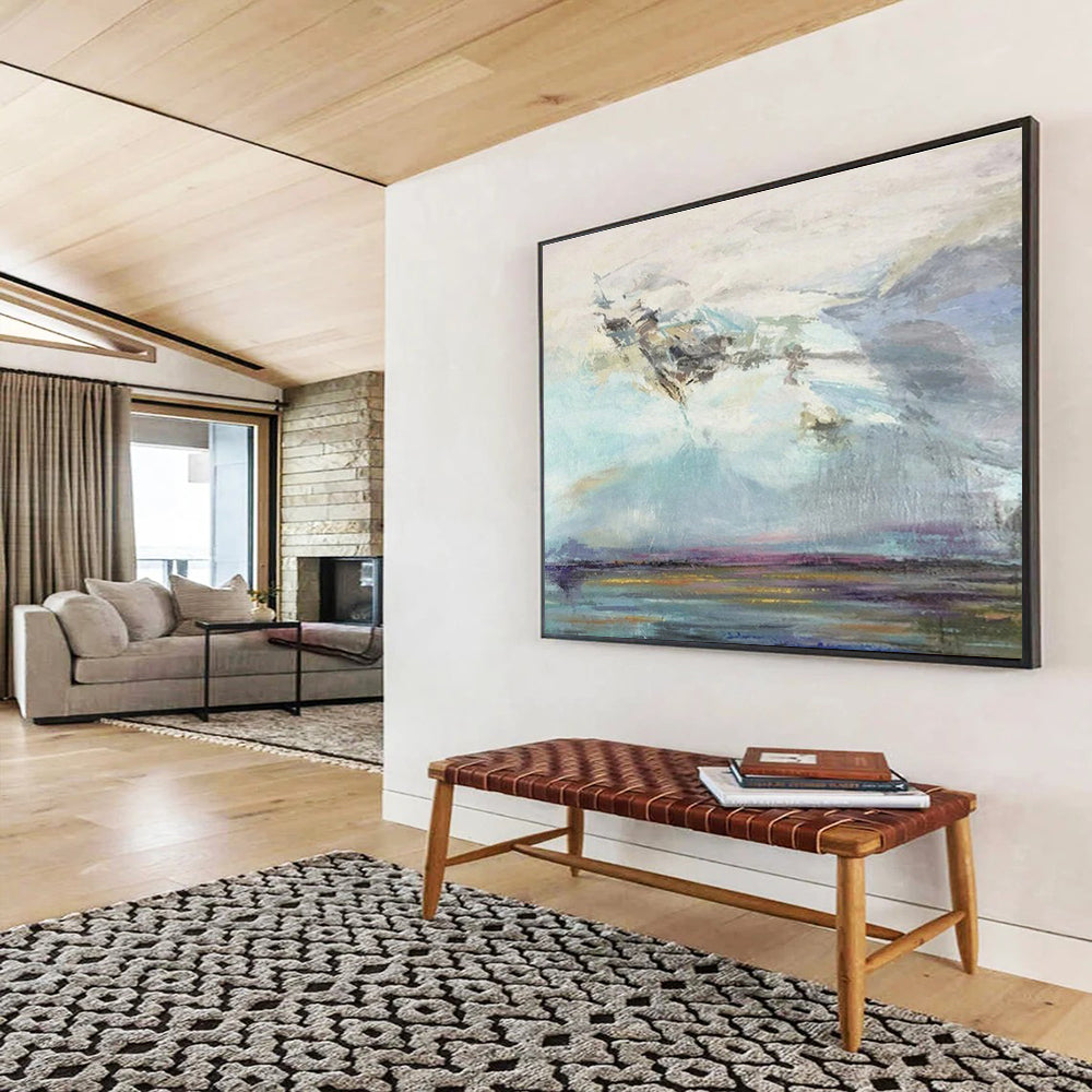 Spectacular Massive Abstract Art for Living Room & Dining Room DKH196