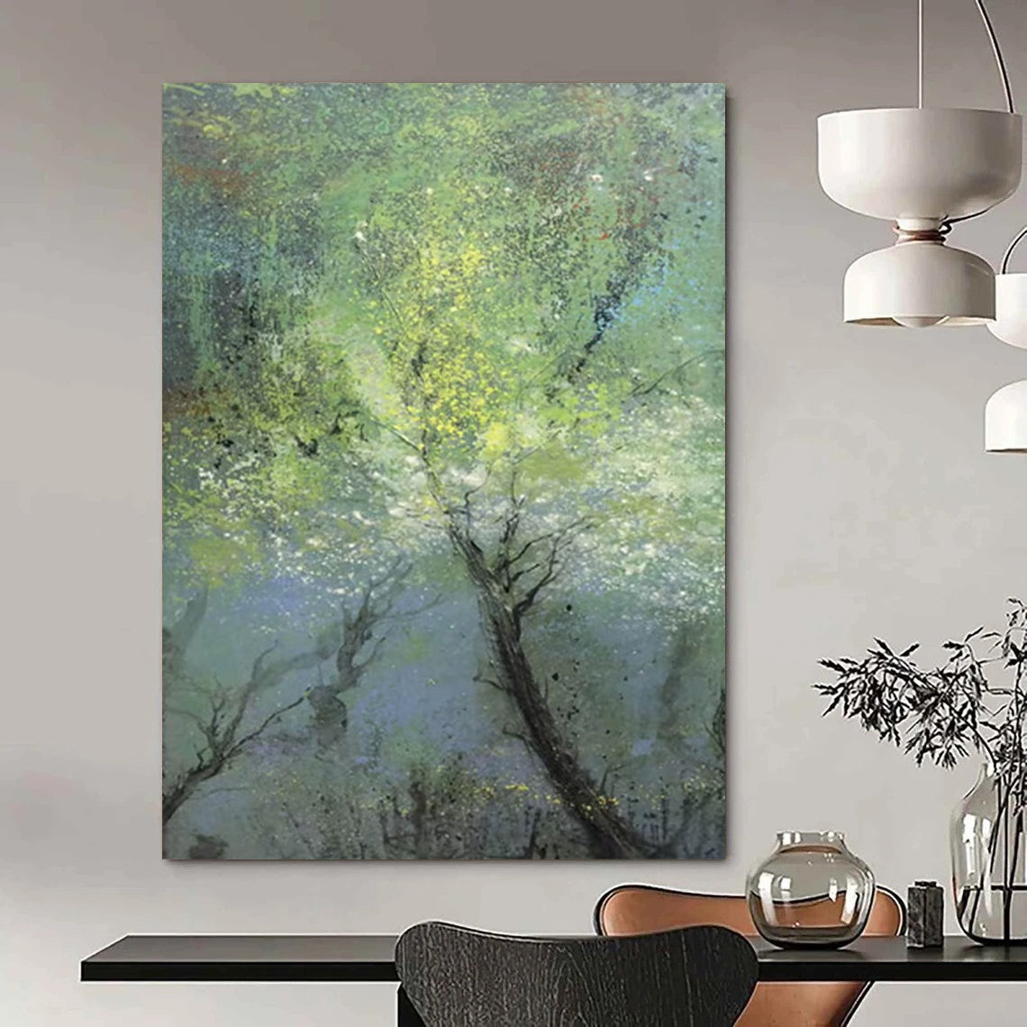 Large Custom Abstract Paintings: Textured Masterpieces for Living Room & Hallway DTP247