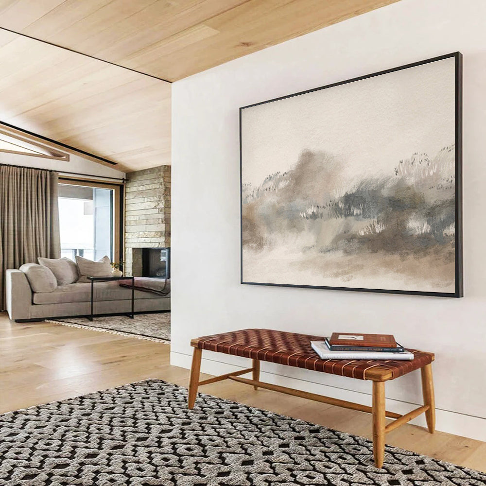 “Harmonious Visions” Large - Sized Abstract Painting for Office & Bedroom DKH244