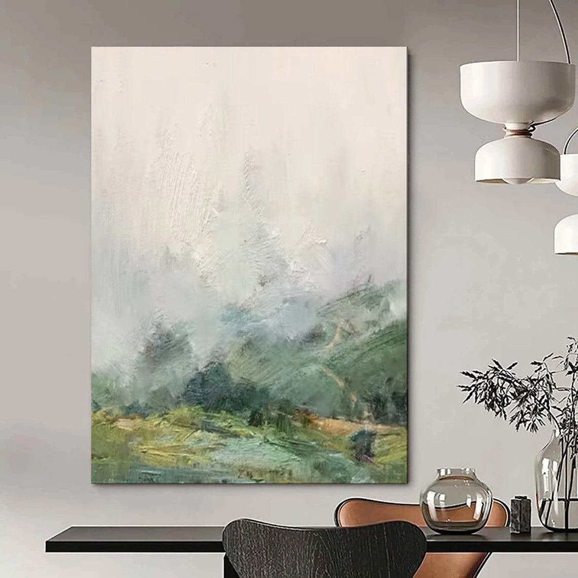 Large-Scale Textured Abstract Wall Art for Bedroom & Retreat LargeART2110