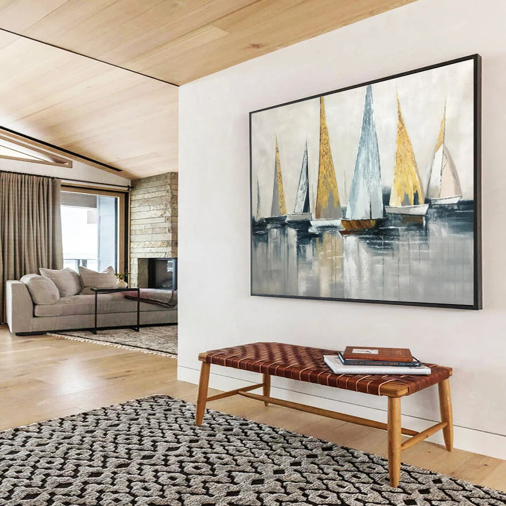 Large - Sized Abstract Wall Art for Bar & Office DKH169