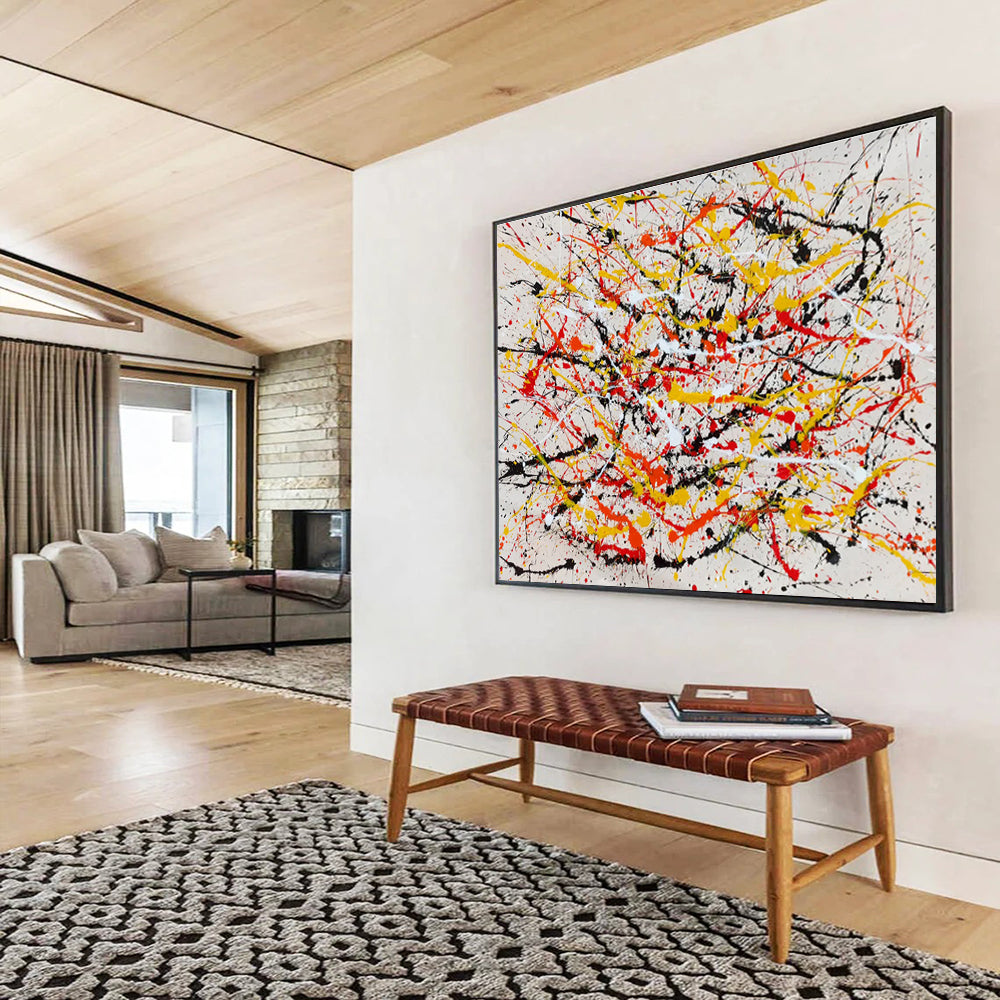 “Inspiring Resonance” Immense Abstract Artwork for Entryway & Office DKH303