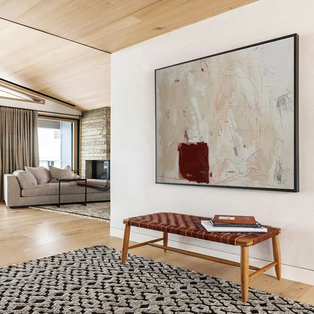 Large - Format Abstract Artwork for Entryway & Living Room DKH146