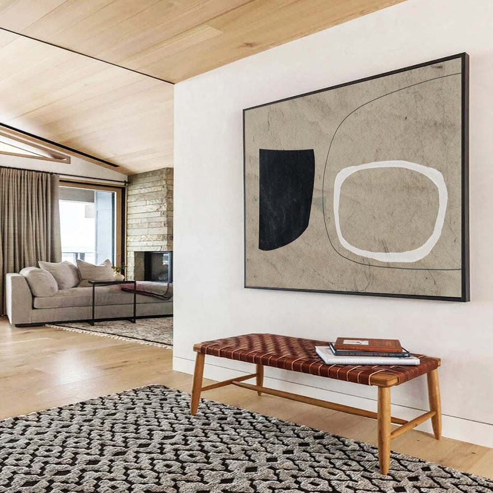 Minimalist Shape Study - Chic Office Accent DLZ113