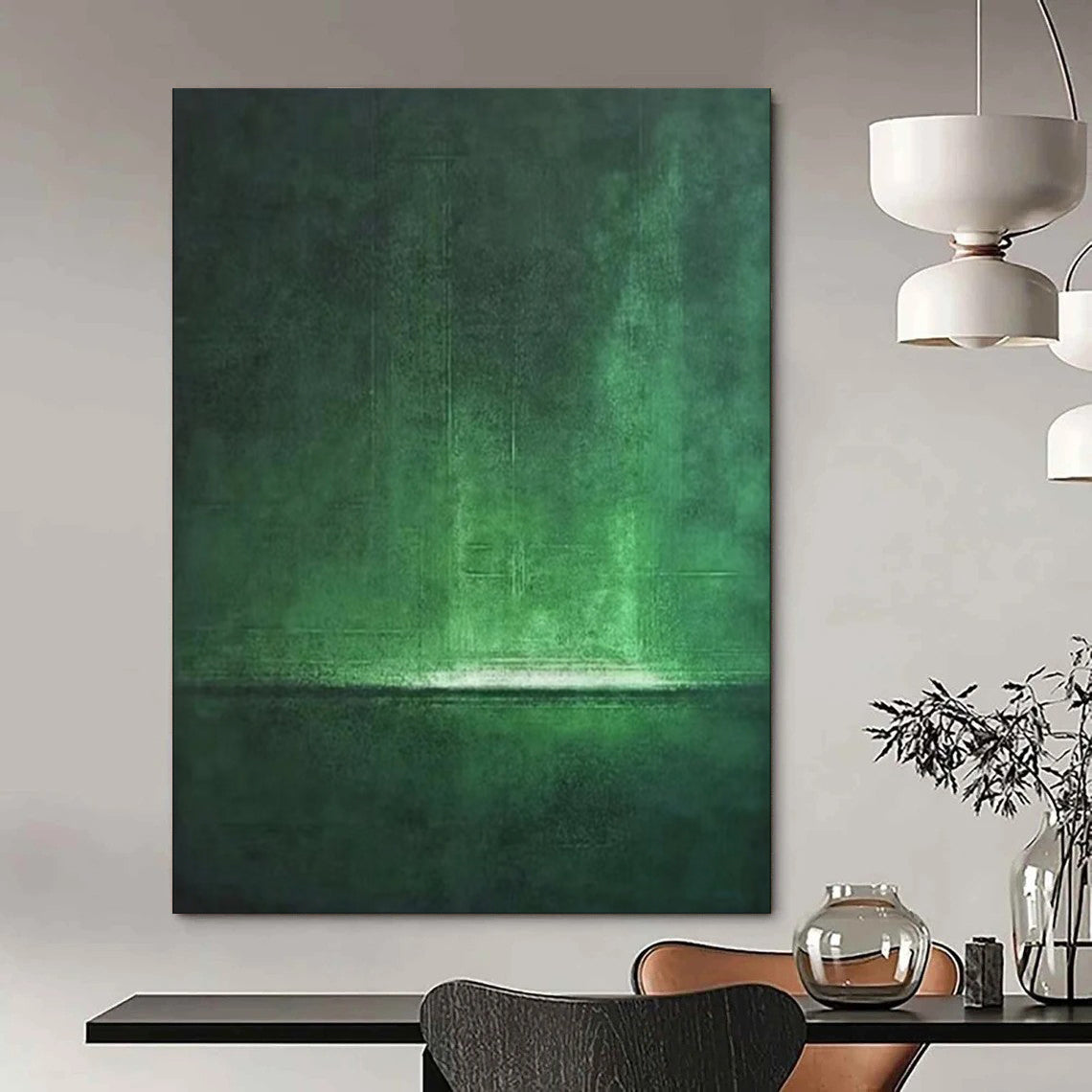 Oversized Hand-Painted Abstract Mural for Living Room & Dining Room LargeART1891