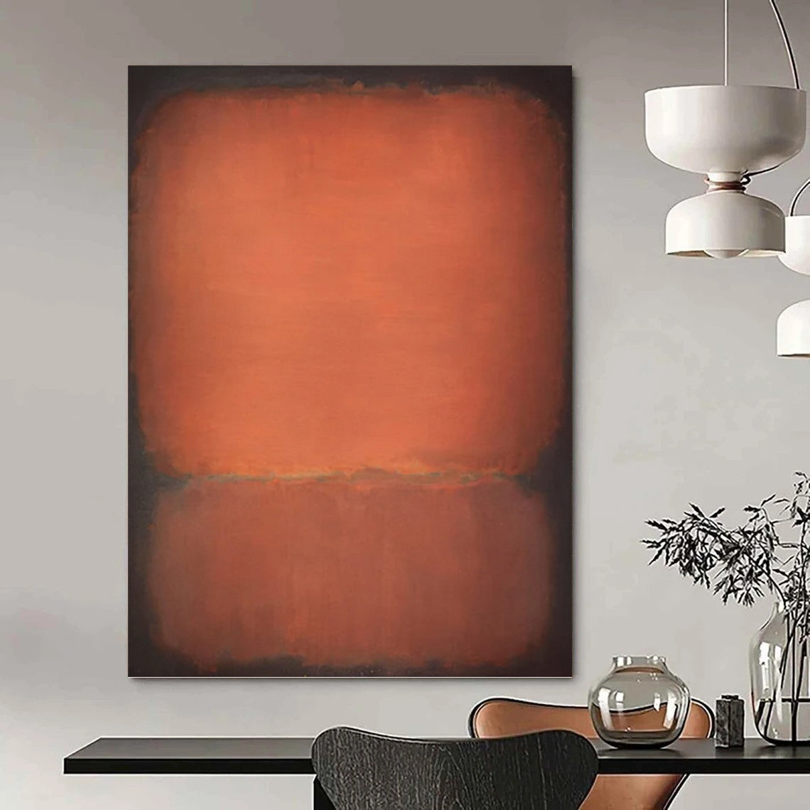 Vast Vertical Hand - Painted Custom Abstract Odyssey (with Sand - Dune Textures) for Office and Hallway DKH1613