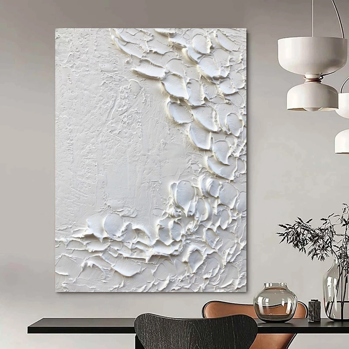 Custom Hand-Painted Abstract Paintings for Dining Room & Bar DTP373
