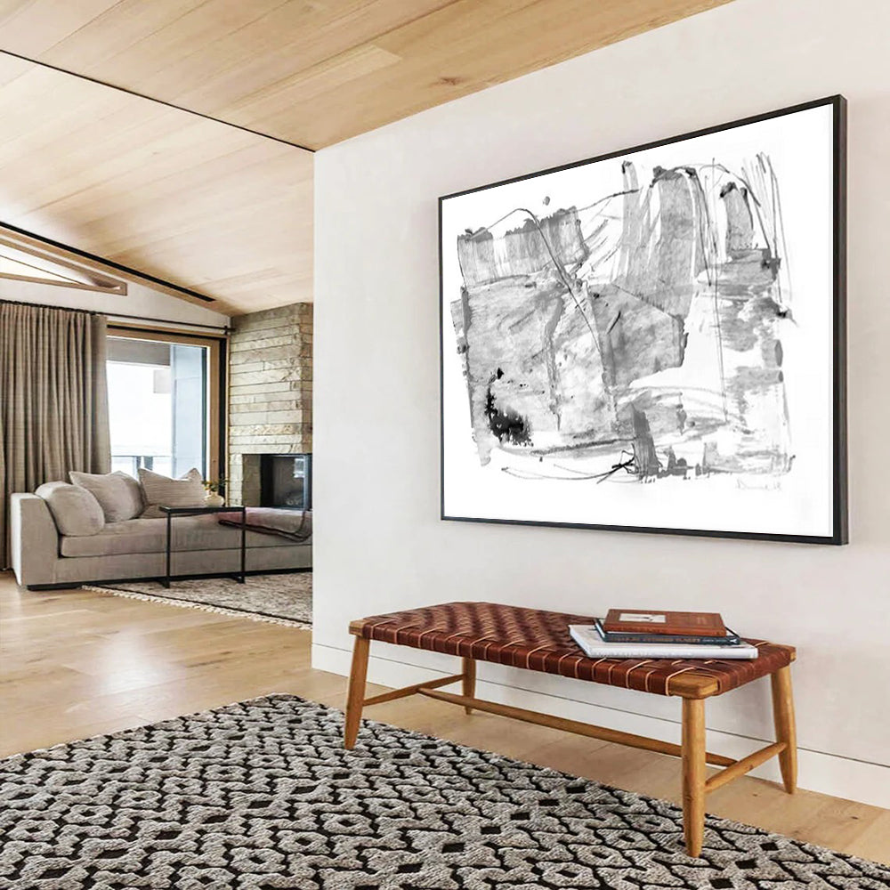 Sublime Monumental Abstract Wall Mural for Bar & Hotel LargeART1788
