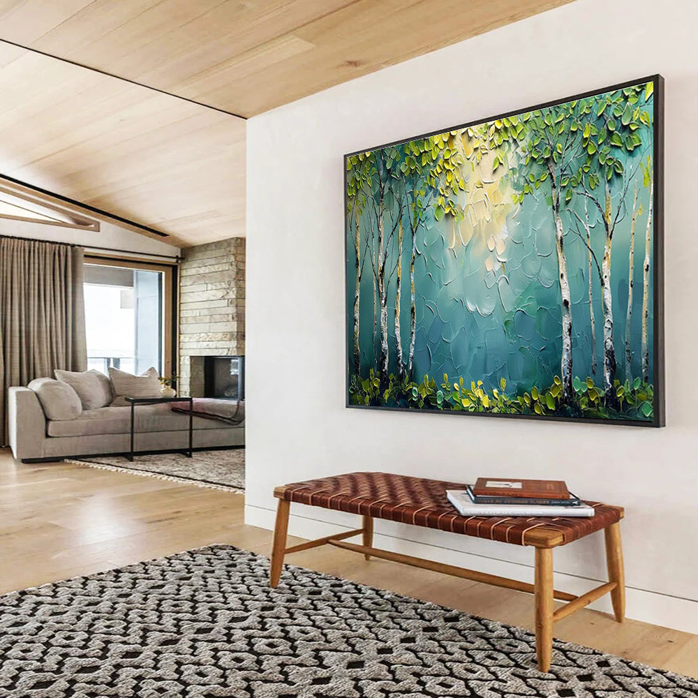 Captivating Original Large - Format Textured Hand - Crafted Abstract Wall Decor for Visual Engagement DKH828