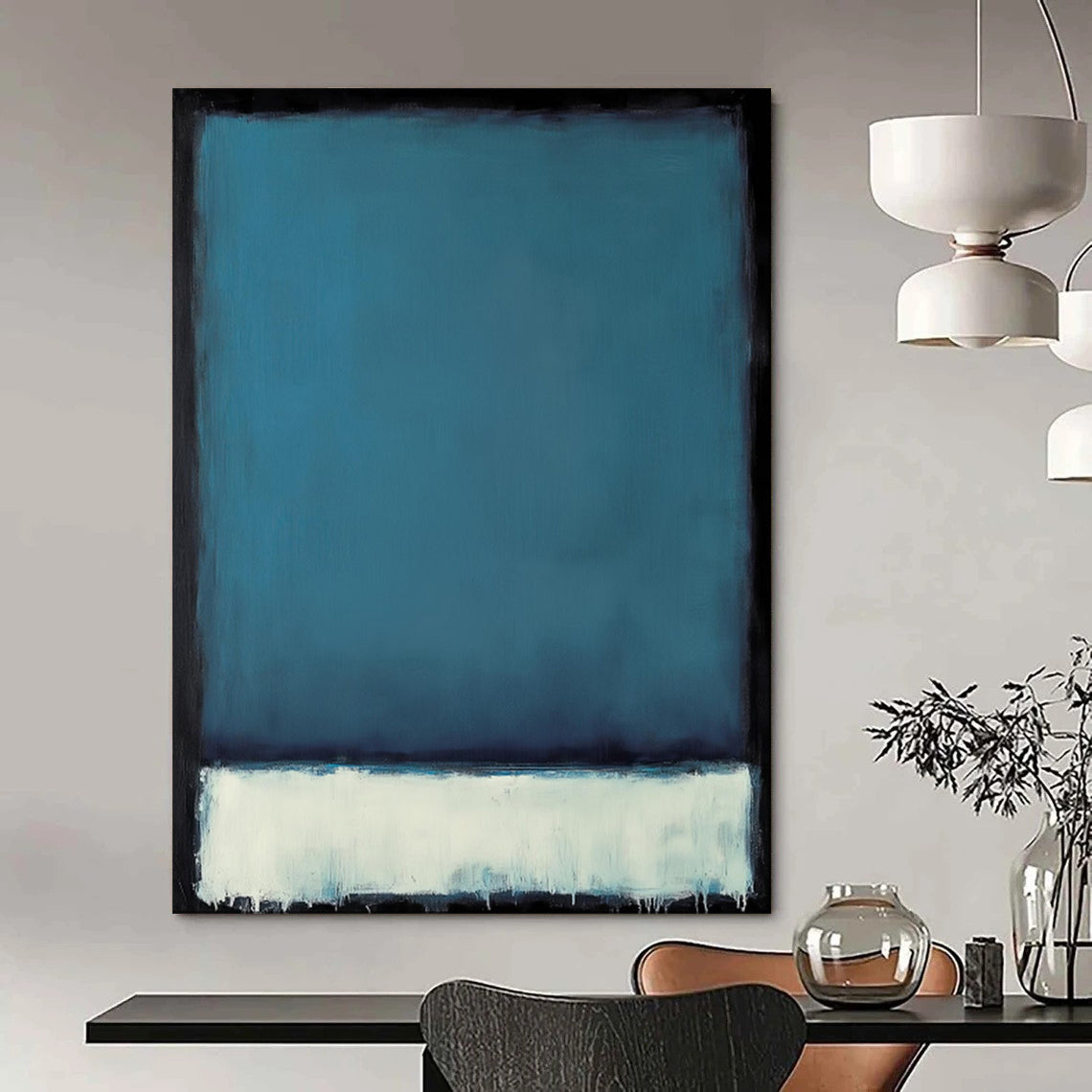 Whimsical & Playful Hand-Painted Bespoke Abstract Painting for Bedroom & Bar LargeART1953