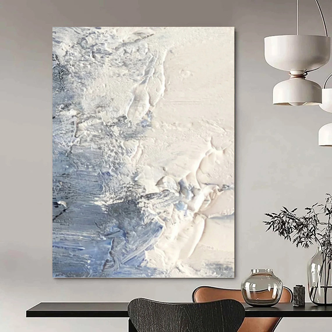 Captivating Hand - Painted Textured Abstract for Bedroom & Living Room DKH1265