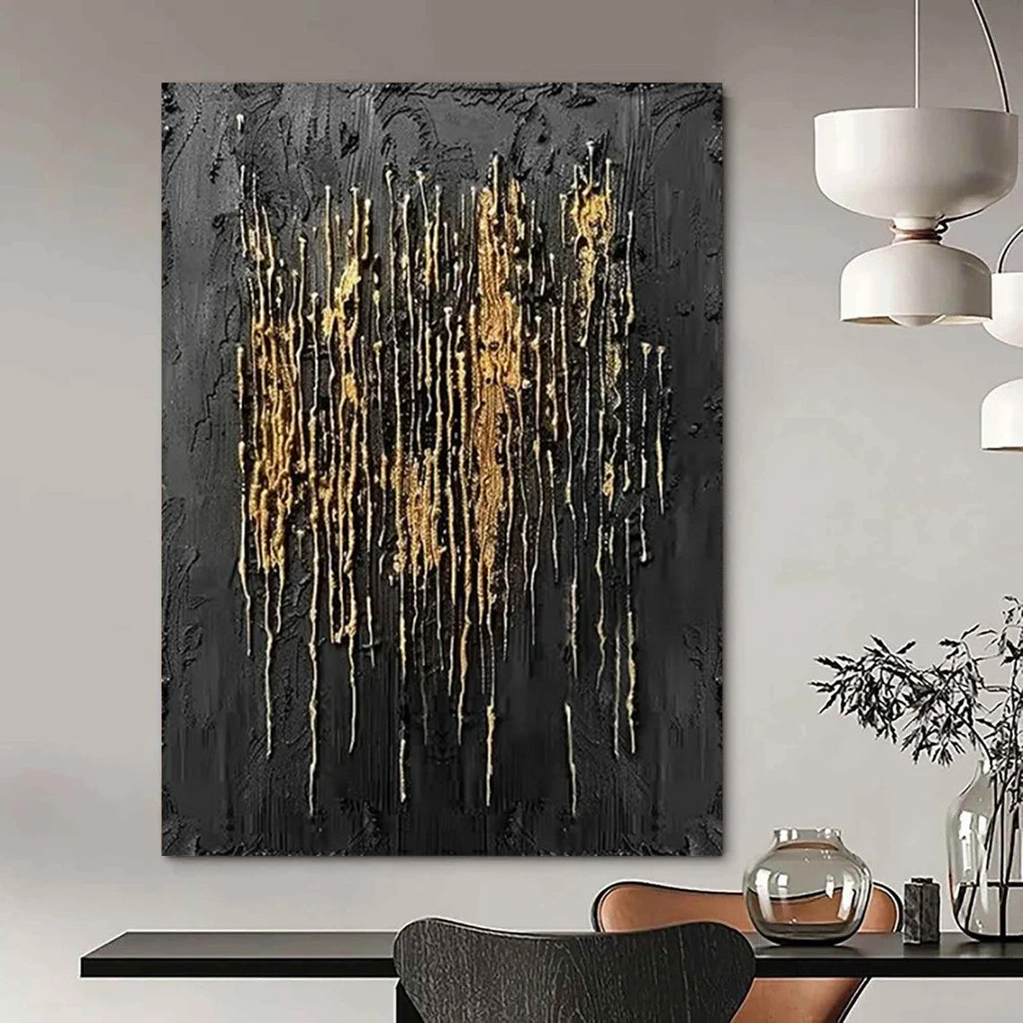 Expansive Hand-Painted Abstract Artworks for Living Room & Hotel LargeART2358