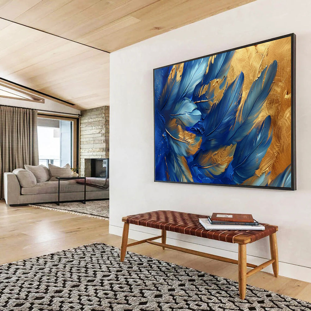 Alluring Oversized Abstract Painting for Hotel Lobby & Hallway LargeART1708