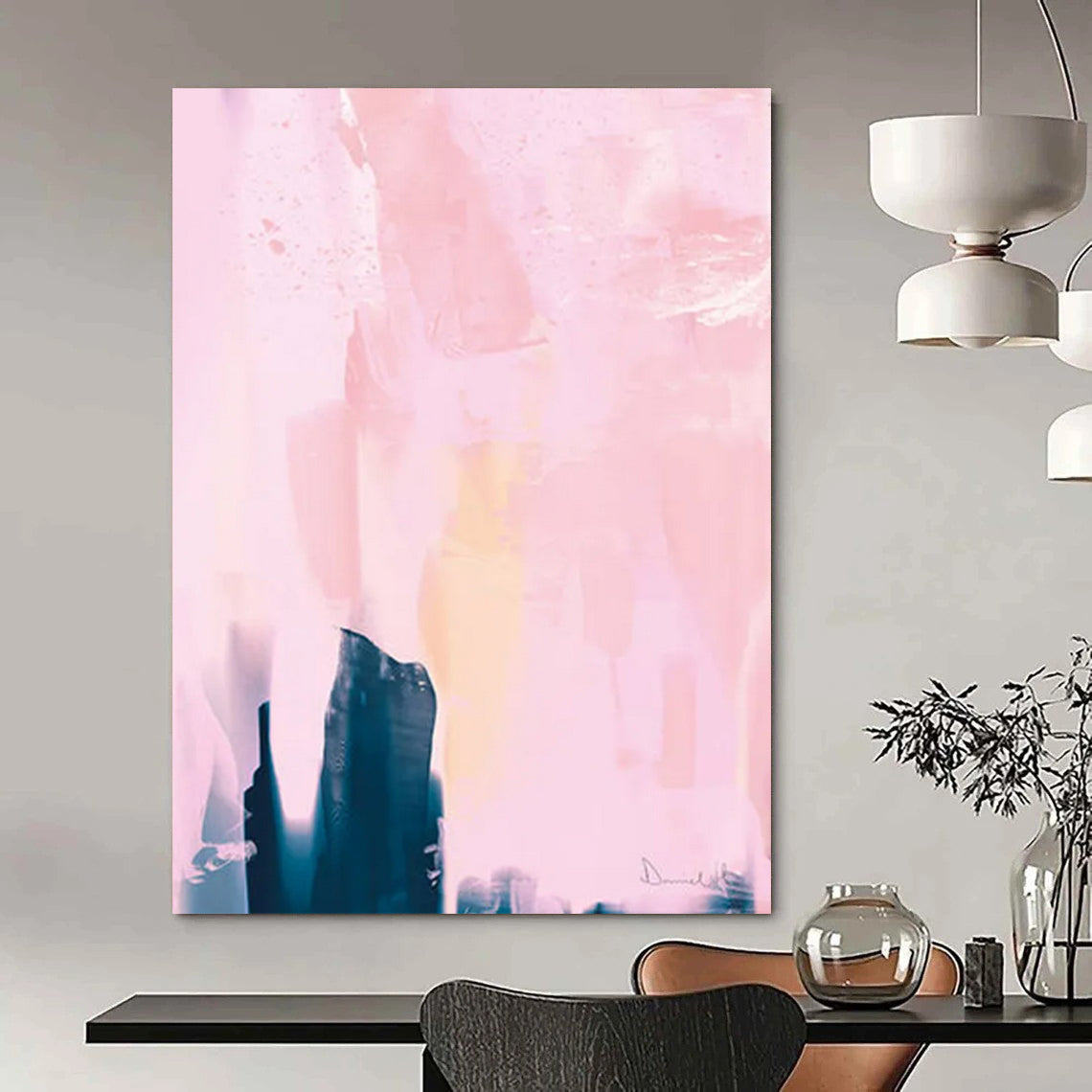 Custom Handmade Abstract Art: Big Sizes, Textured Styles for Impact DTP180