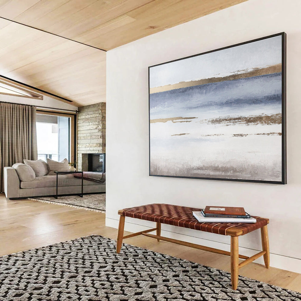 Hand-Painted Made-to-Measure Abstract Painting for Living Room & Hallway DKH135