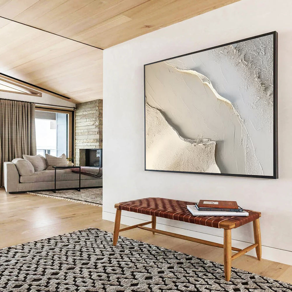 Oversized Hand-Painted Abstract Murals for Bedroom & Living Room LargeART1512