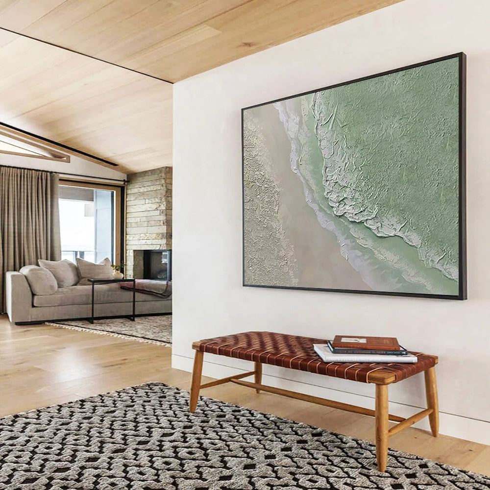 Textured Landscape Abstract - Natural Living Room or Office Art DLZ248