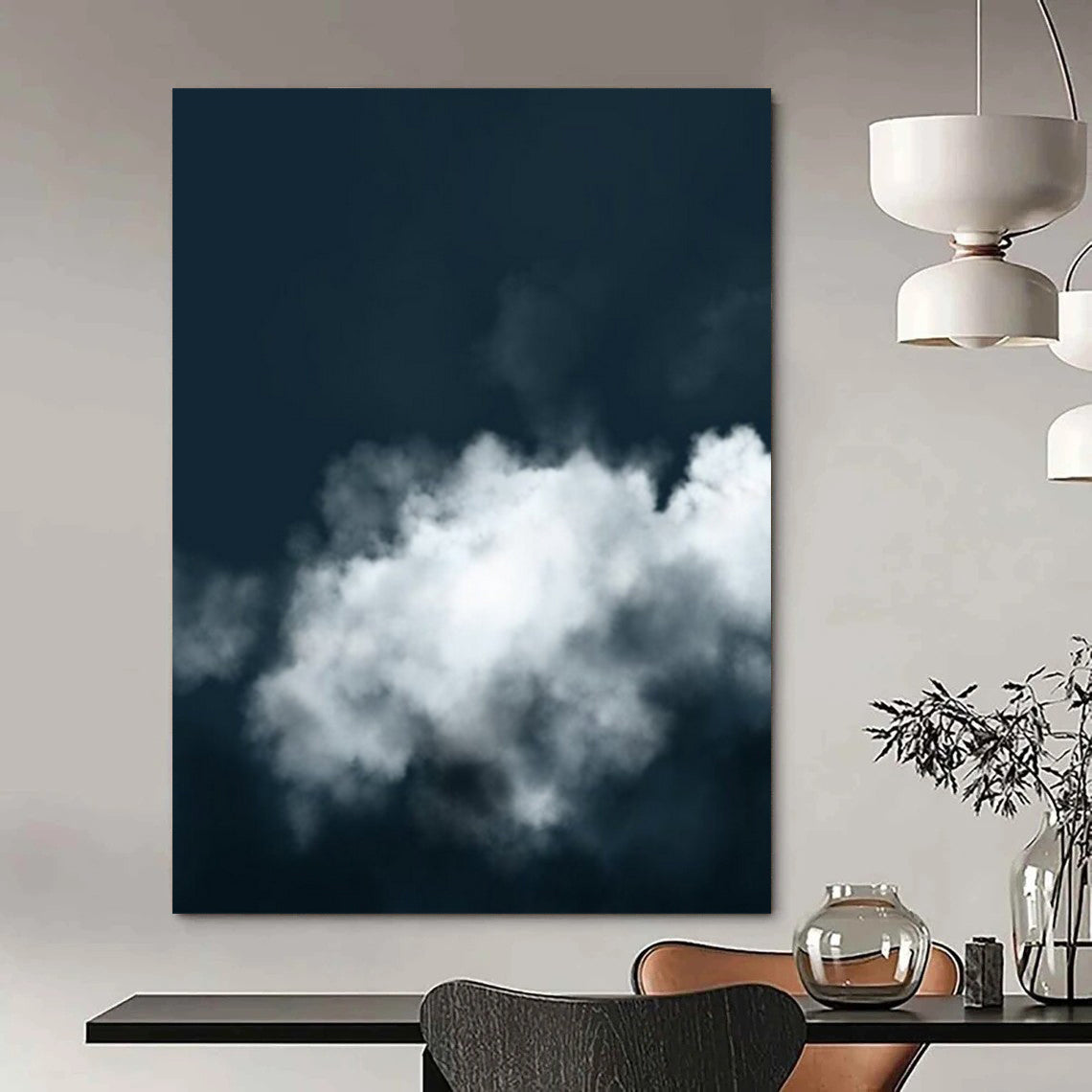 Large Custom Abstract Artworks: Handmade Textures for Bedroom & Office DTP233