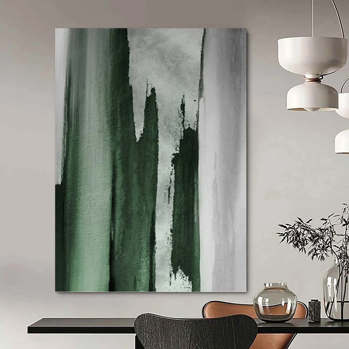 Grand Hand - Painted Textured Abstract Mural for School Auditorium & Gymnasium DKH1233