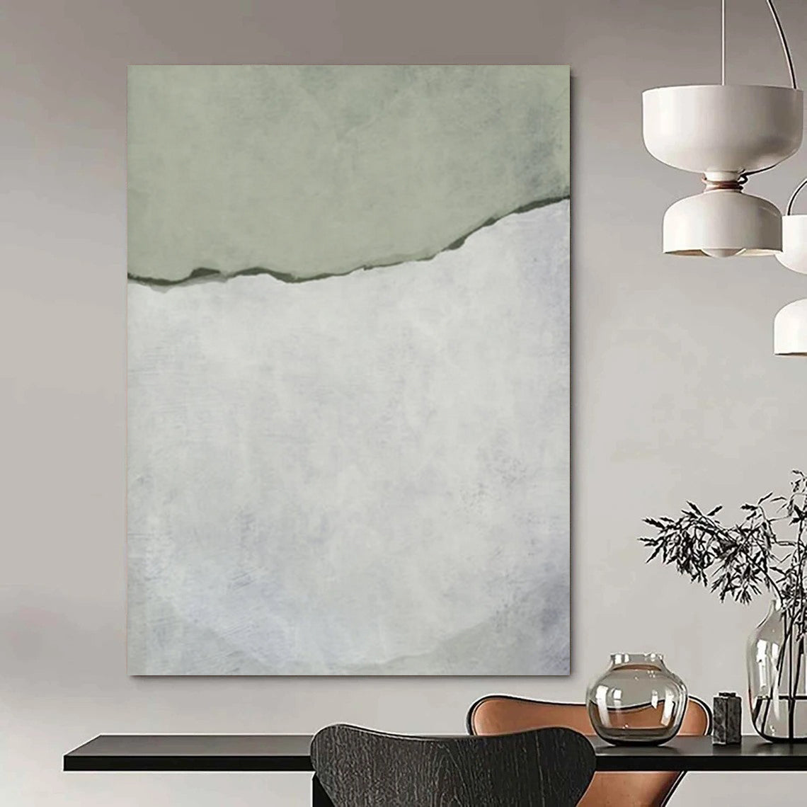 Handmade Large Abstract Paintings: Textured Styles for Bedroom & Office DTP241