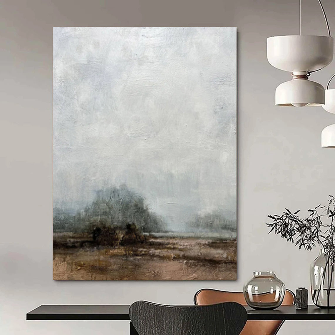 Massive - Extent Hand - Painted Textured Custom Abstract Epic, for Office and Bar DKH1510