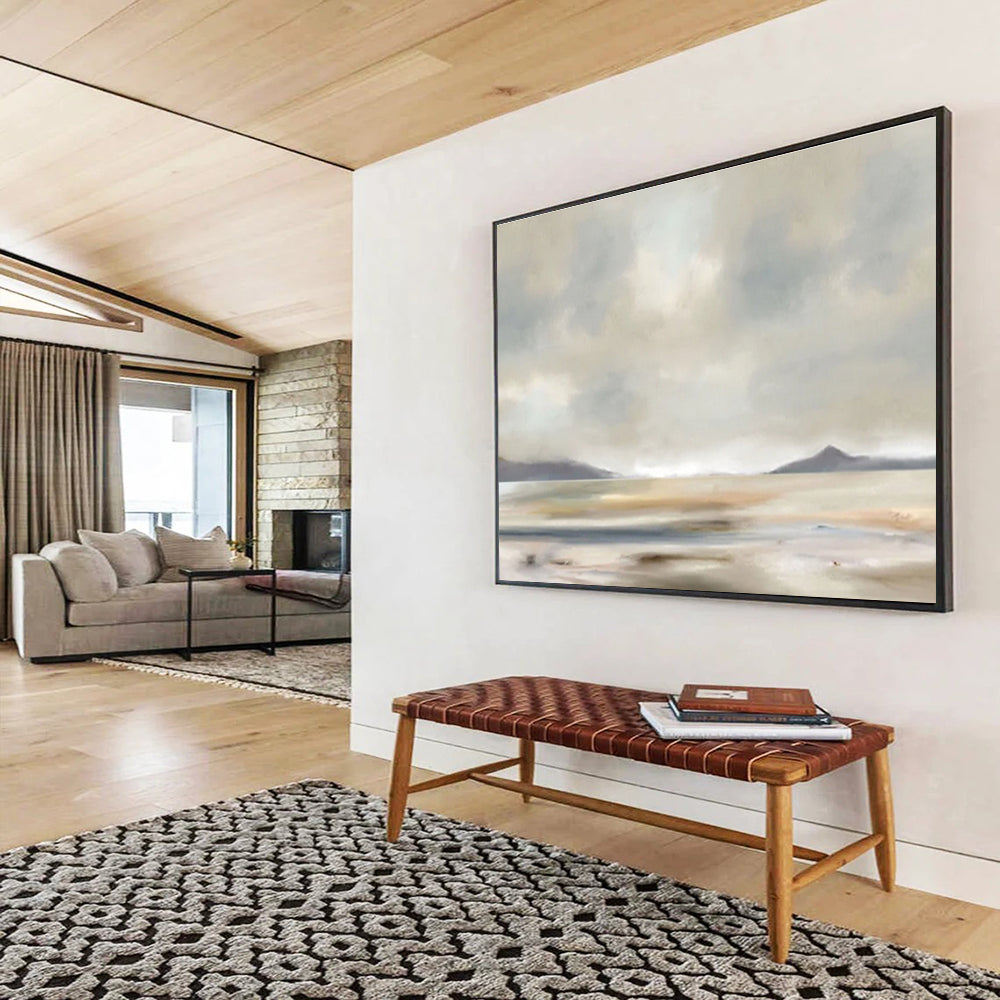 “Inspiring Echoes” Immense Abstract Artwork for Entryway & Office DKH359