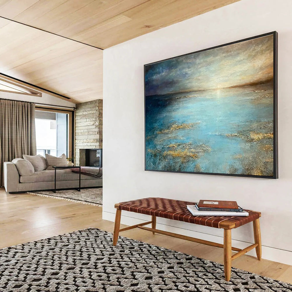 Massive Hand - Crafted Textured Abstract Canvas for Artistic Accents DKH771