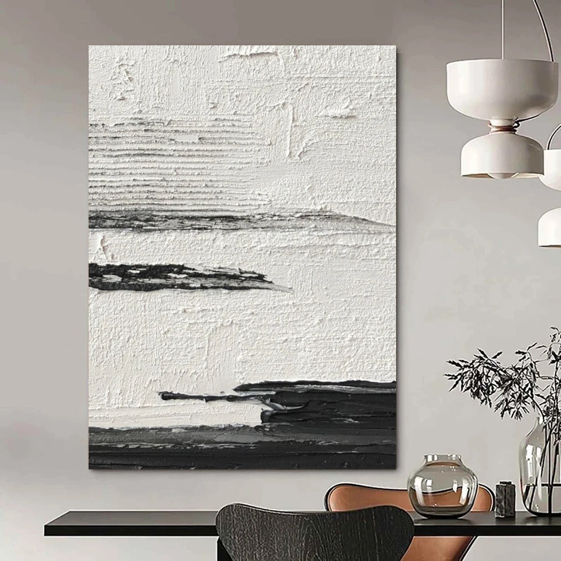 Custom Textured Abstract Creations for Dining Room & Bar DTP369