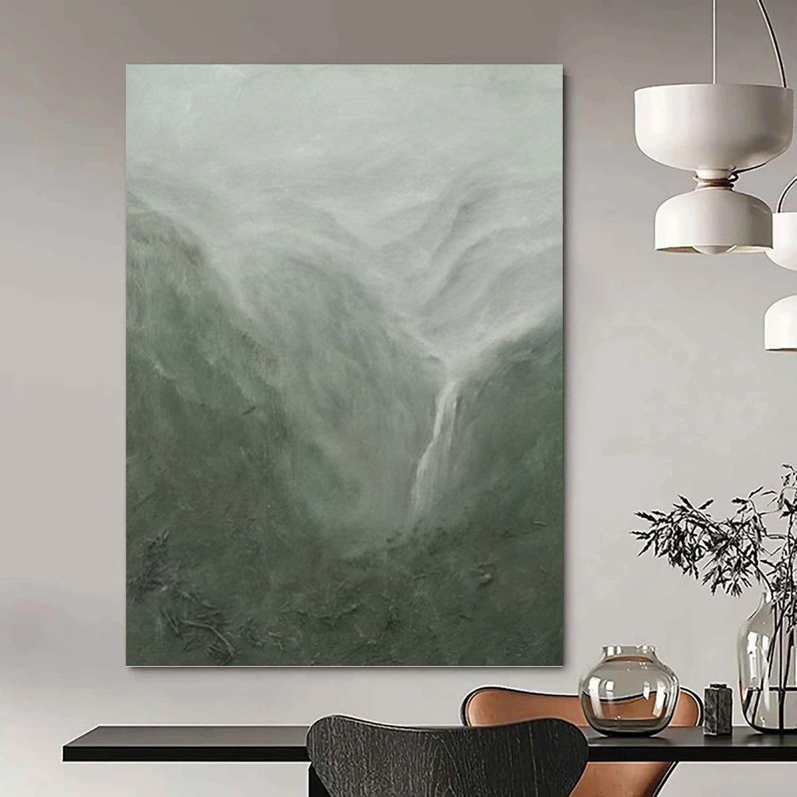 Extra - Colossal Hand - Painted Custom Abstract Work (with Unique Textures), for Hallway and Bar DKH1490