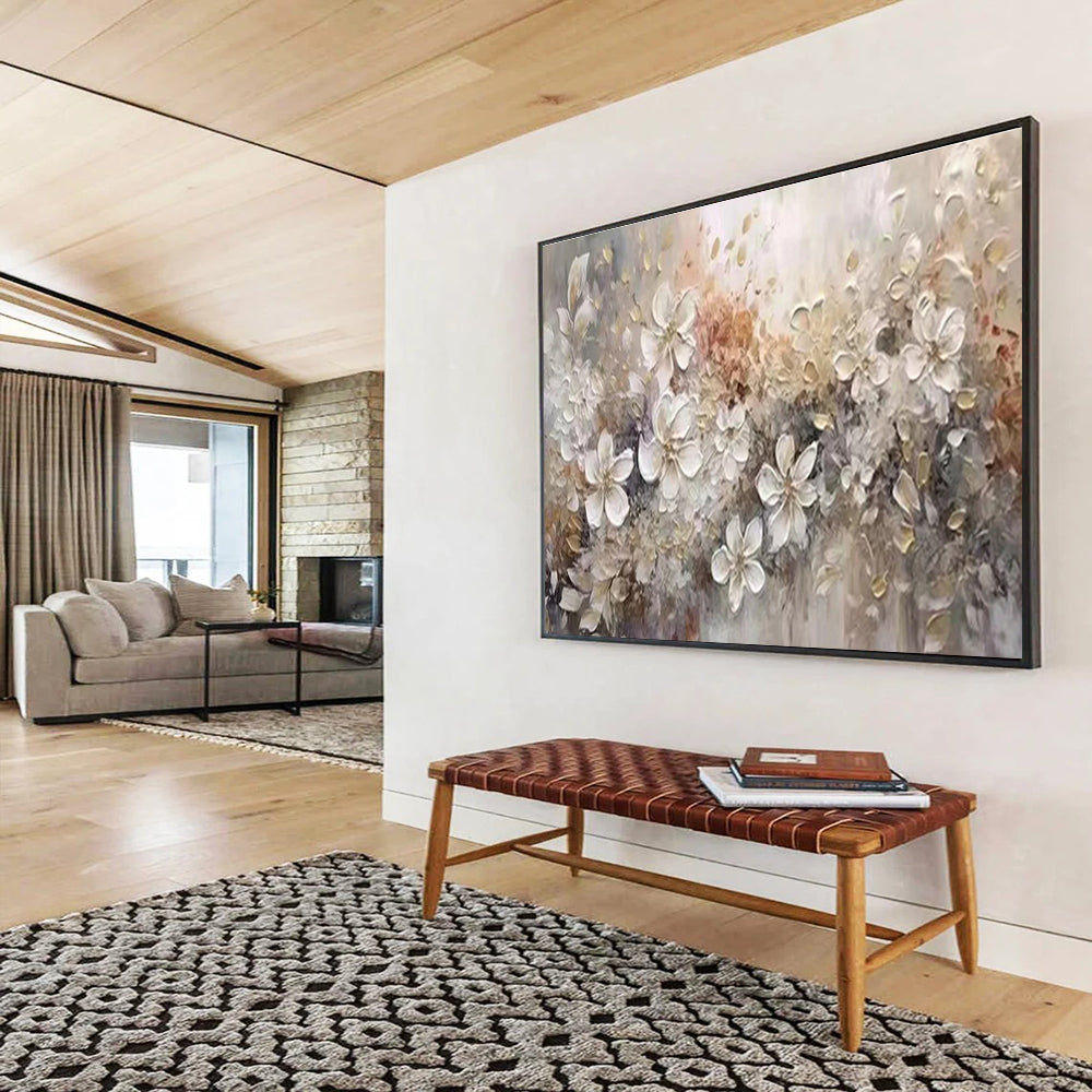 “Elemental Dance” Vast Abstract Canvas for Bedroom & Office DKH259