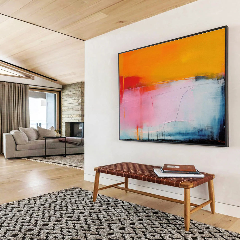 Grand Textured Abstract Canvas for Hallway & Living Room DKH499