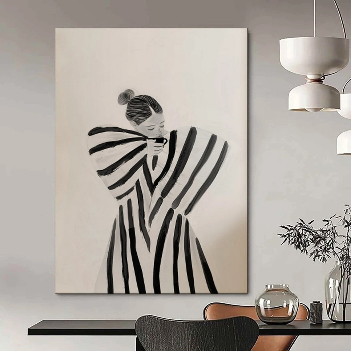 Luminous & Radiant Abstract Canvas Art for Living Room & Office LargeART2038