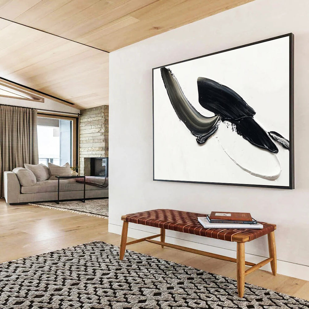 Sophisticated Large Abstract Artwork with Refined Textural Details for Living Room & Hotel Lobby DKH910
