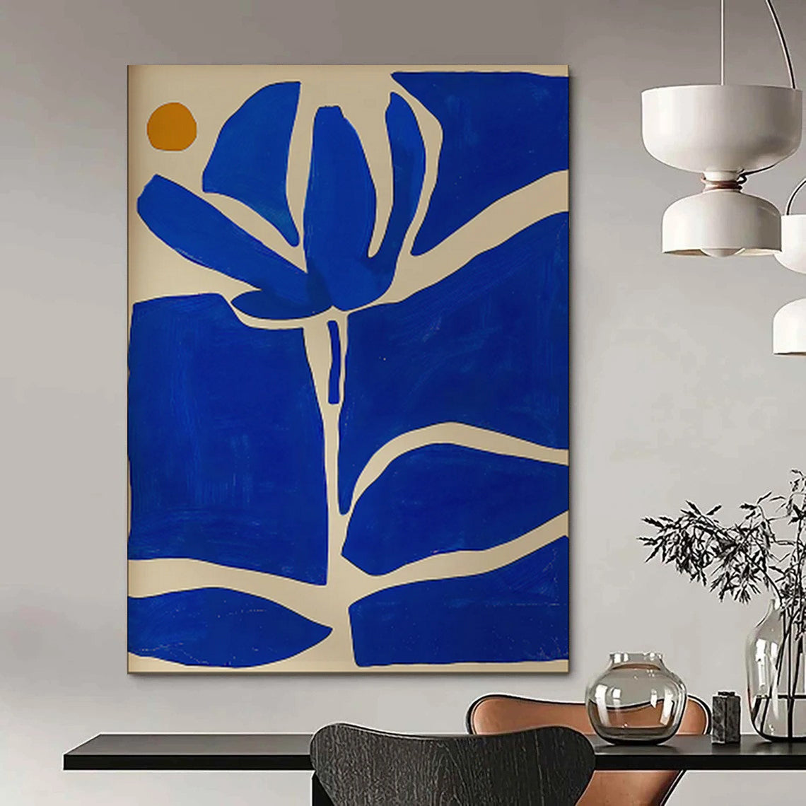 Oversized Custom Hand-Painted Abstract Art for Dining Room & Hotel LargeART1834