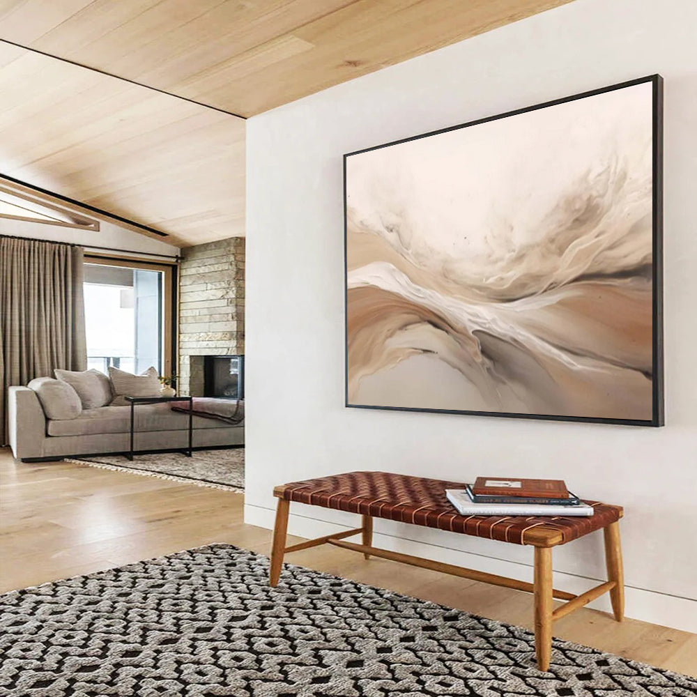 Hand - Painted Custom - Designed Mural for Bedroom & Office DKH092