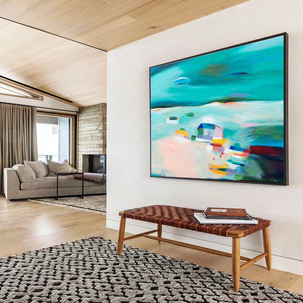 Made - to - Order Abstract Painting for Event Ballroom DKH058
