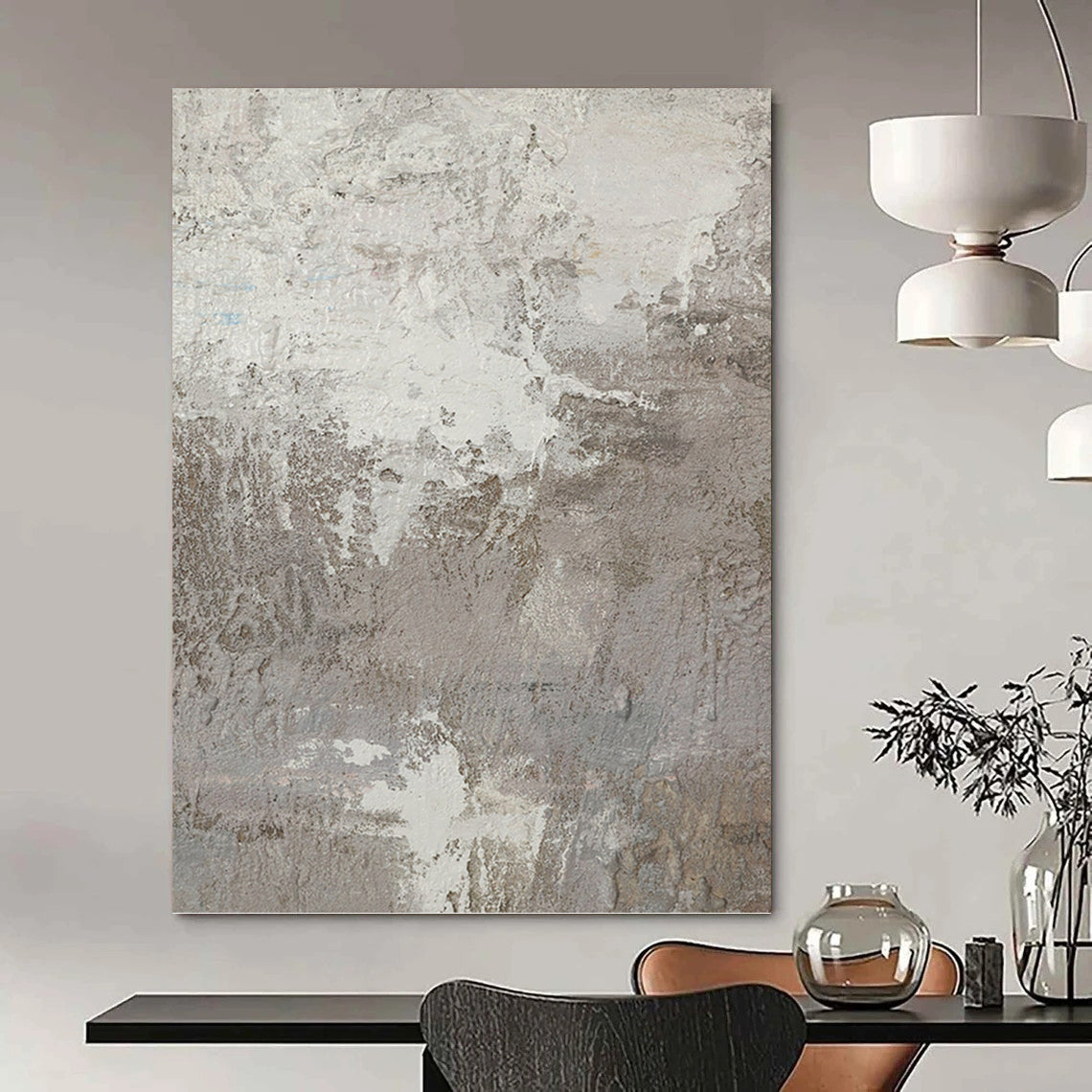 Titanic - Proportioned Hand - Painted Textured Custom Abstract Mural, Suitable for Bar and Hallway DKH1500