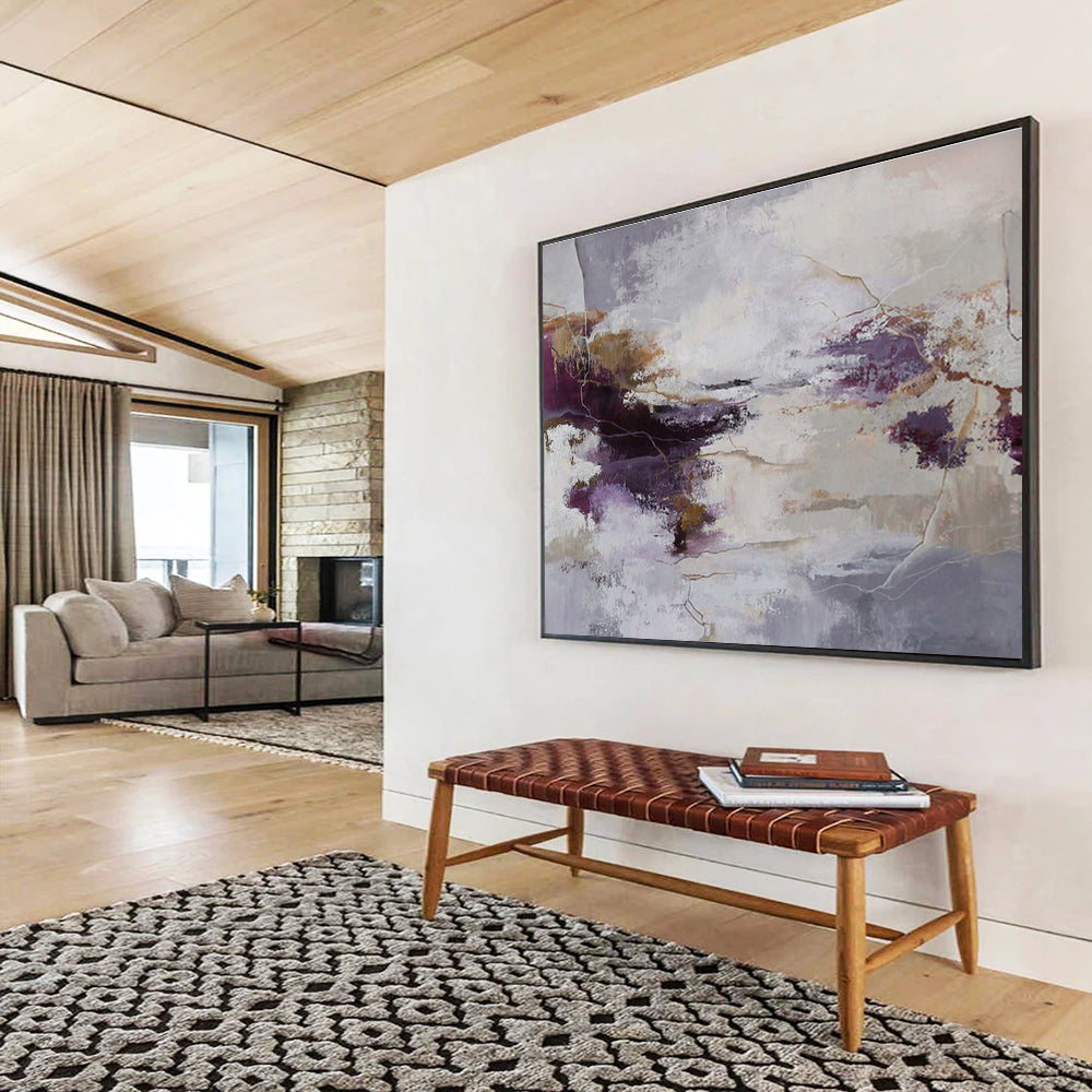 Tailored Hand-Painted Large Artwork for Bedroom & Entryway DKH134
