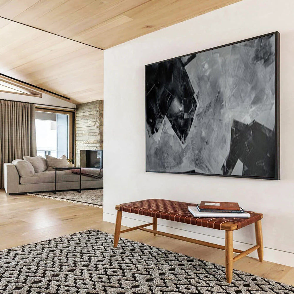 Impressive Monumental Abstract Wall Mural for Bar & Hotel LargeART1732