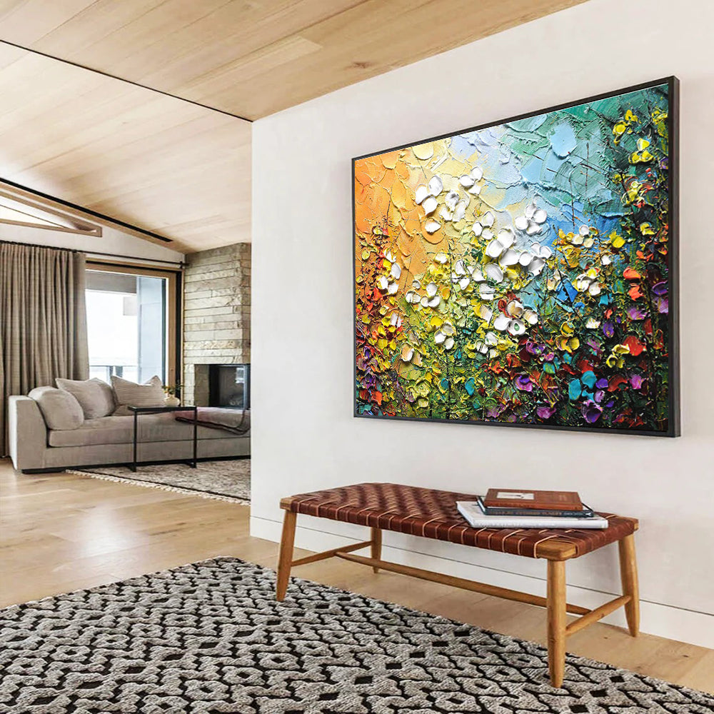 Oversized Abstract Canvas for Living Room & Bar DKH443