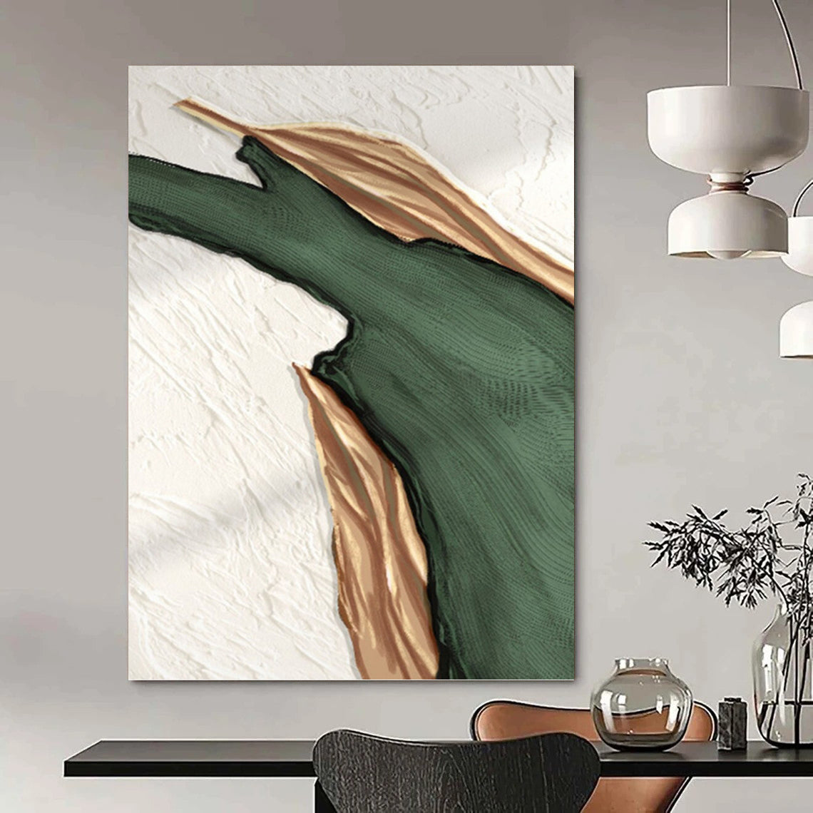 Palace - Scaled Hand - Painted Custom Abstract Narrative (with Exquisite Textures), for Bedroom and Bar DKH1507