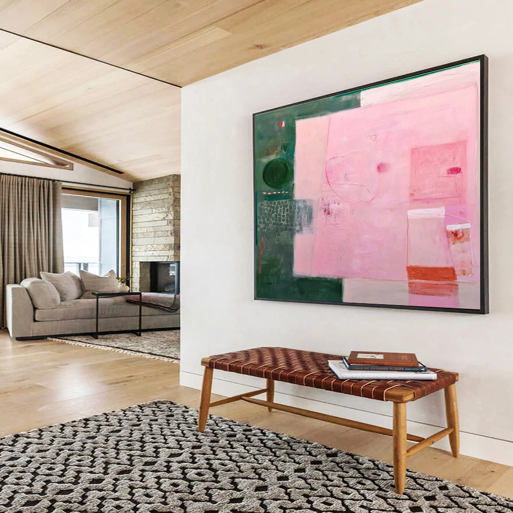 Tailored Large - Scale Painting for Office & Dining Room DKH060