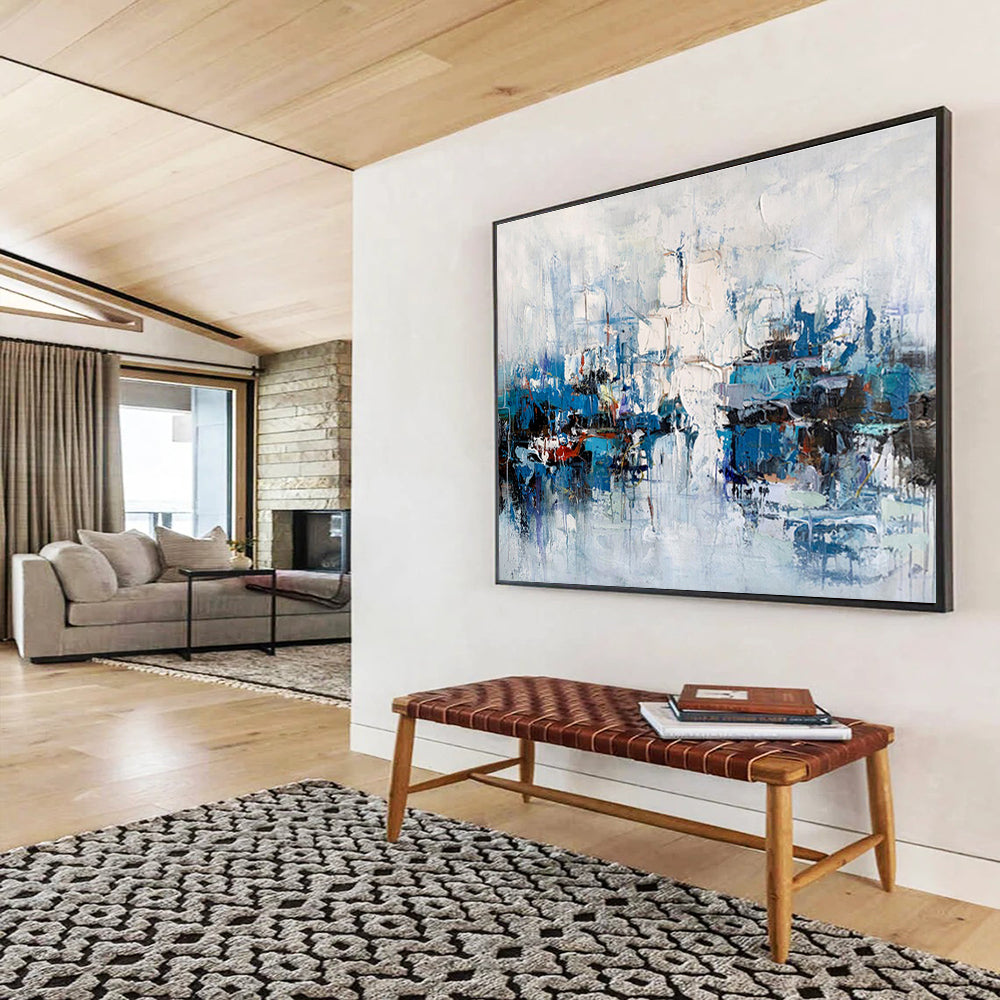 Oversized Abstract Canvas for Living Room & Bar DKH162