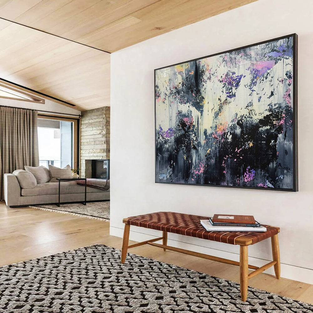 Poised Large Abstract Wall Decor for Hallway & Bar LargeART1752
