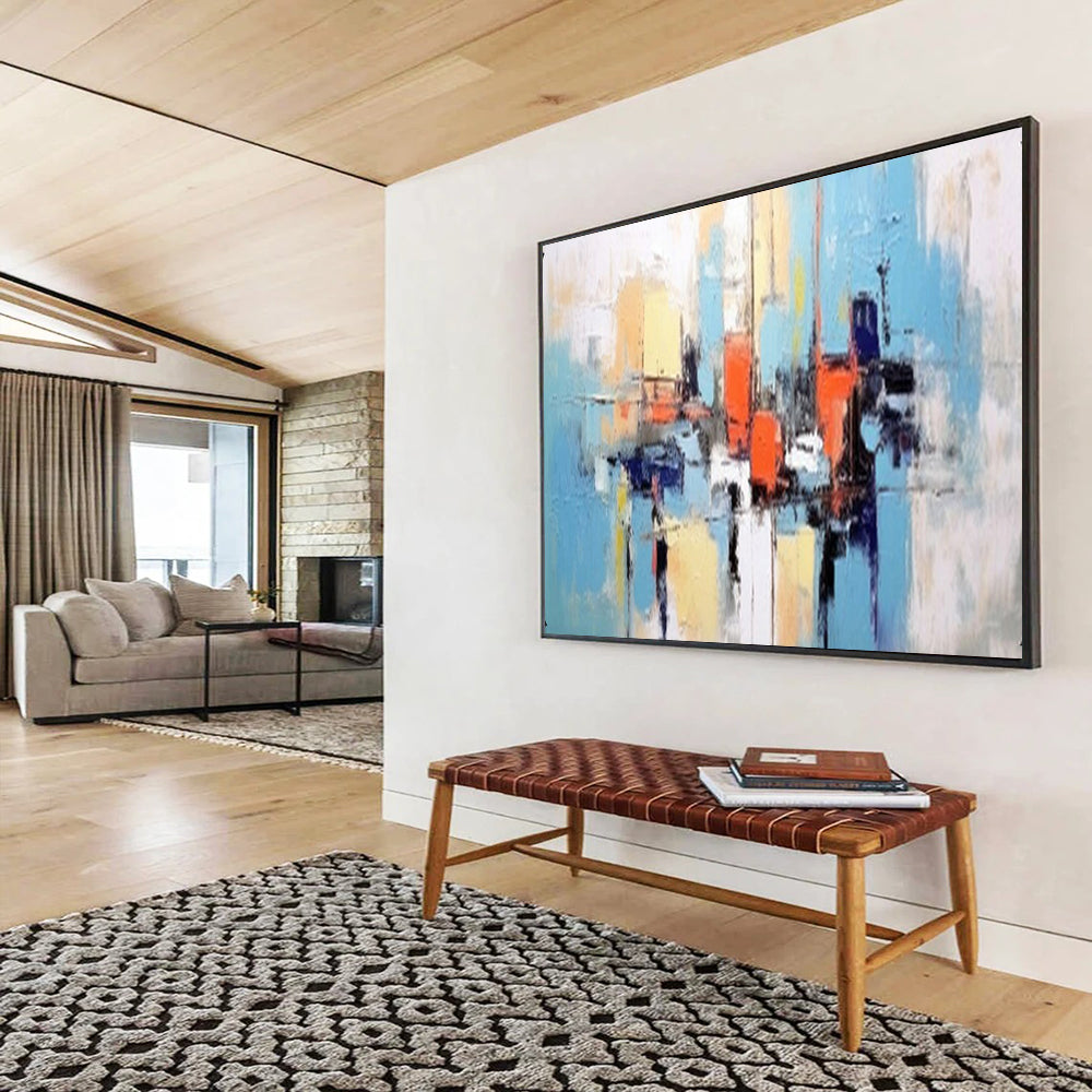 Dynamic Giant Abstract Canvas for Living Room & Office LargeART1646