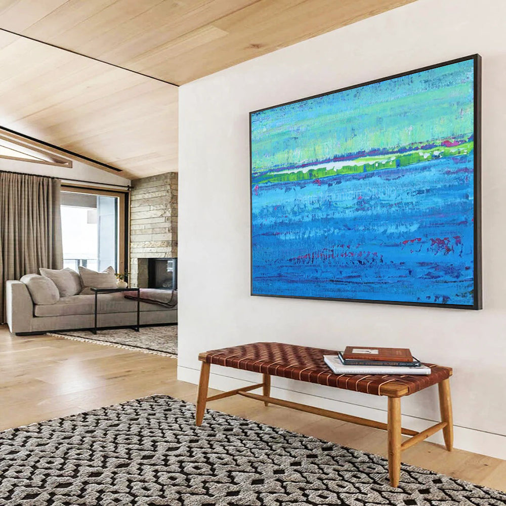 Whimsical Large Abstract Wall Decor for Bedroom & Office LargeART1793