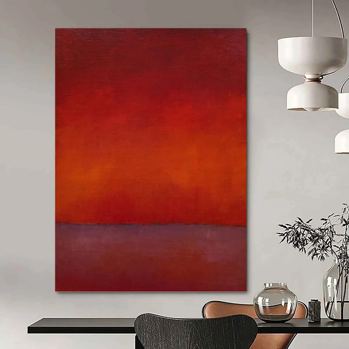 Stupendous Vertical Hand - Painted Custom Abstract Rhapsody (with Feathered - Wing Textures) for Living Room and Hotel DKH1615